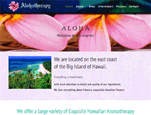 Tablet Screenshot of alohatherapy.net